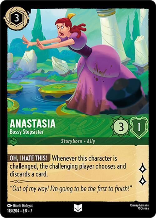 Image for Anastasia - Bossy Stepsister (113/204) (Archazia's Island) - Disney Lorcana
