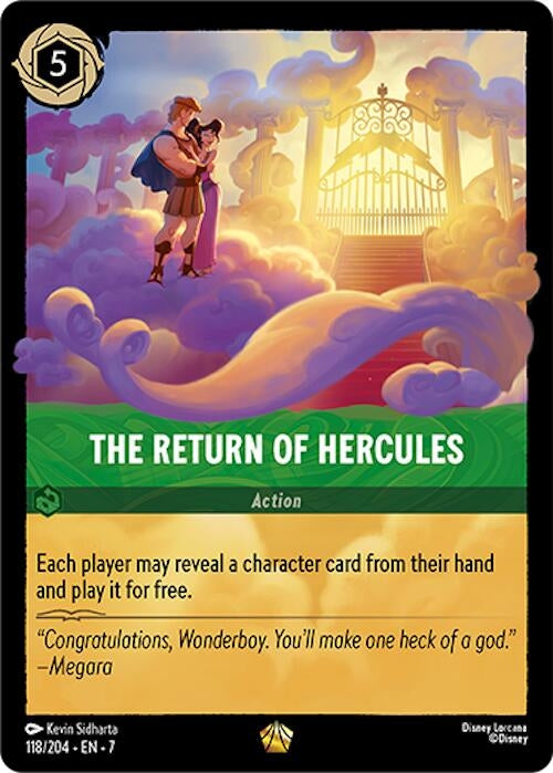 Image for The Return of Hercules (118/204) (Archazia's Island) - Disney Lorcana