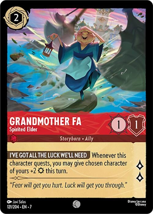 Image for Grandmother Fa - Spirited Elder (121/204) (Archazia's Island) - Disney Lorcana