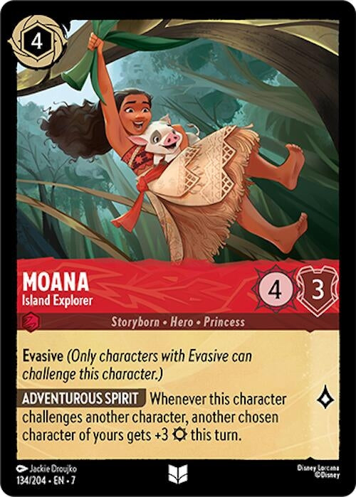 Image for Moana - Island Explorer (134/204) (Archazia's Island) - Disney Lorcana