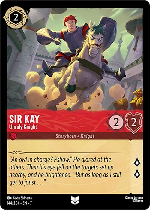 Image for Sir Kay - Unruly Knight (144/204) (Archazia's Island) - Disney Lorcana