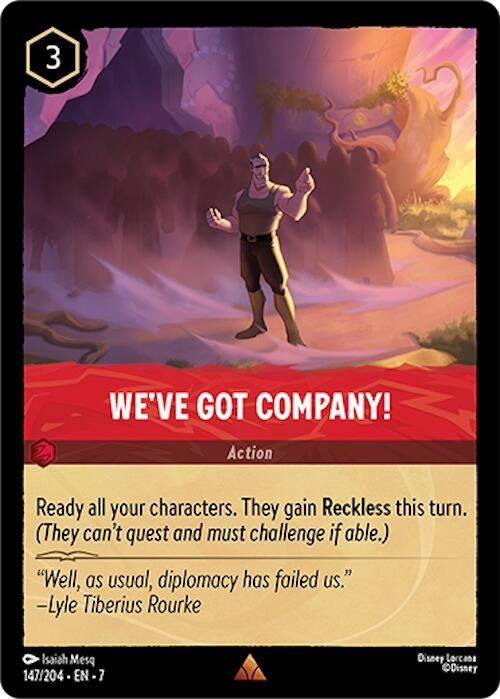 Image for We've Got Company! (147/204) (Archazia's Island) - Disney Lorcana