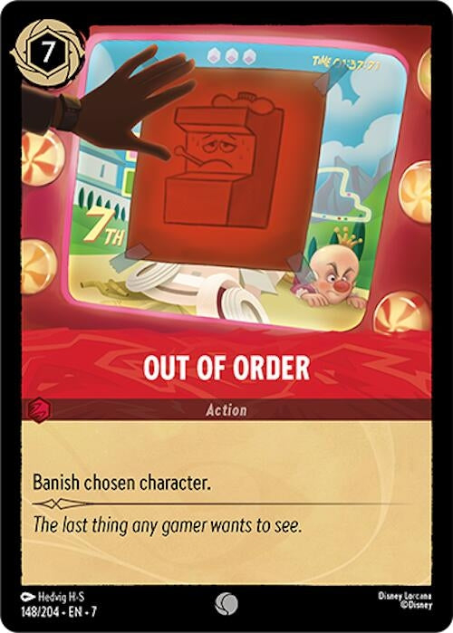 Image for Out of Order (148/204) (Archazia's Island) - Disney Lorcana