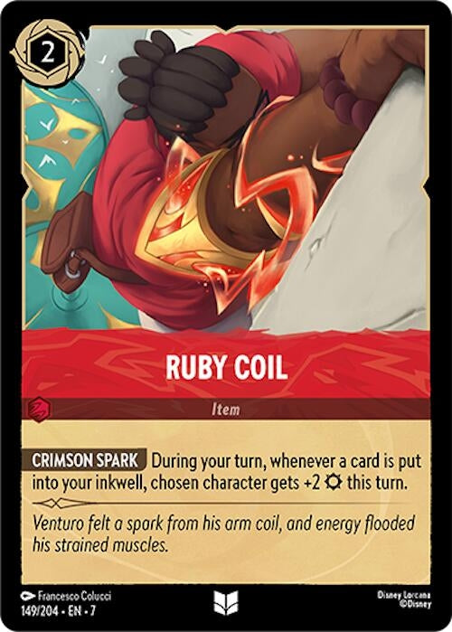 Image for Ruby Coil (149/204) (Archazia's Island) - Disney Lorcana