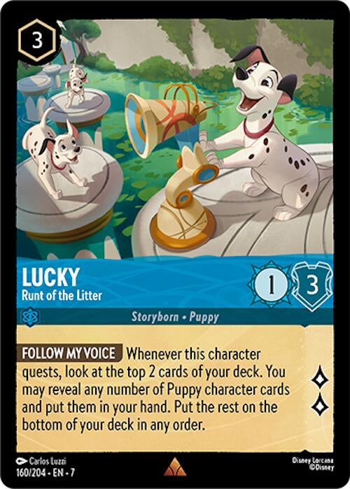 Image for Lucky - Runt of the Litter (160/204) (Archazia's Island) - Disney Lorcana