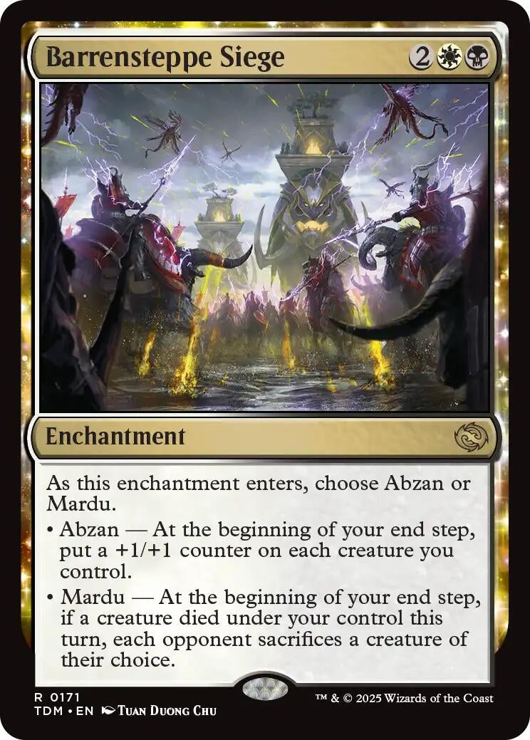 Image for Barrensteppe Siege (171) (Tarkir: Dragonstorm) - Magic: The Gathering