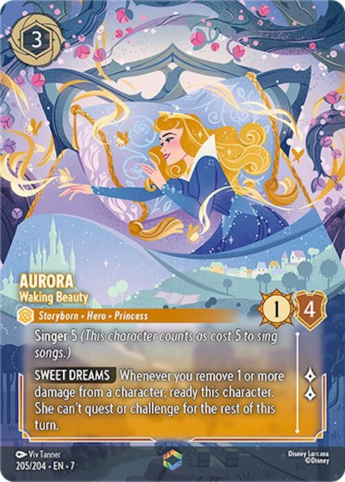 Image for Aurora - Waking Beauty (Enchanted) (205/204) (Archazia's Island) - Disney Lorcana