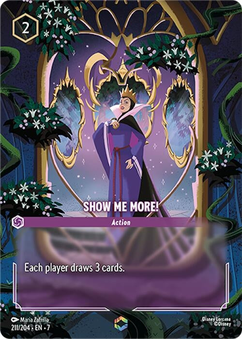 Image for Show Me More! (Enchanted) (211/204) (Archazia's Island) - Disney Lorcana