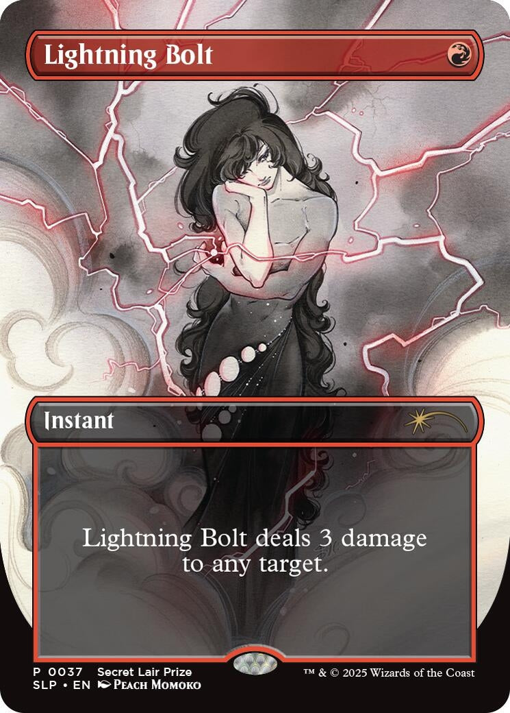 Image for Lightning Bolt (0037) (37) (Secret Lair Showdown) - Magic: The Gathering