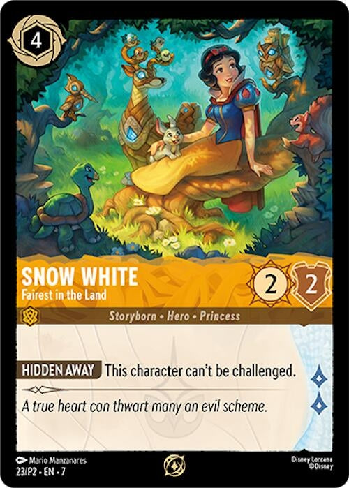 Image for Snow White - Fairest in the Land (23) (Disney Lorcana Promo Cards) - Disney Lorcana