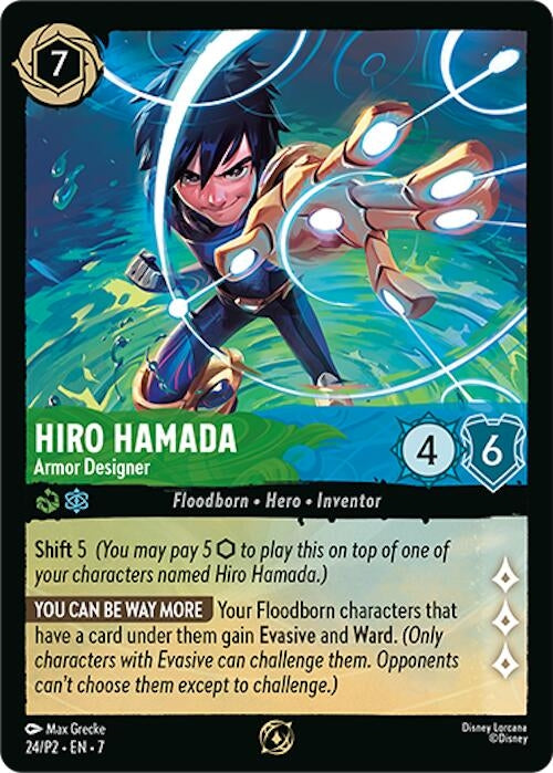 Image for Hiro Hamada - Armor Designer (Store Championship Participant) (24) (Disney Lorcana Promo Cards) - Disney Lorcana