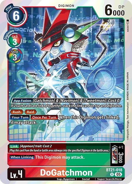 Image for DoGatchmon (BT21-018 R) (World Convergence) - Digimon Card Game