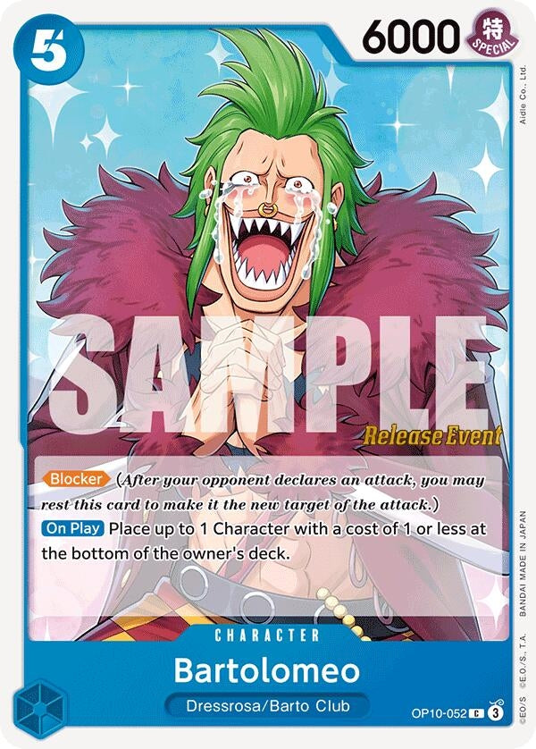 Image for Bartolomeo (OP10-052) (Royal Blood Release Event Cards) - One Piece Card Game