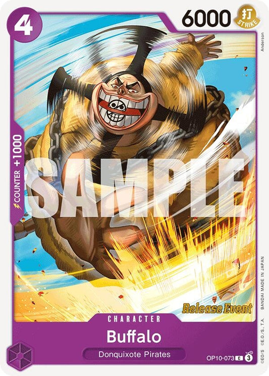 Image for Buffalo (OP10-073) (Royal Blood Release Event Cards) - One Piece Card Game