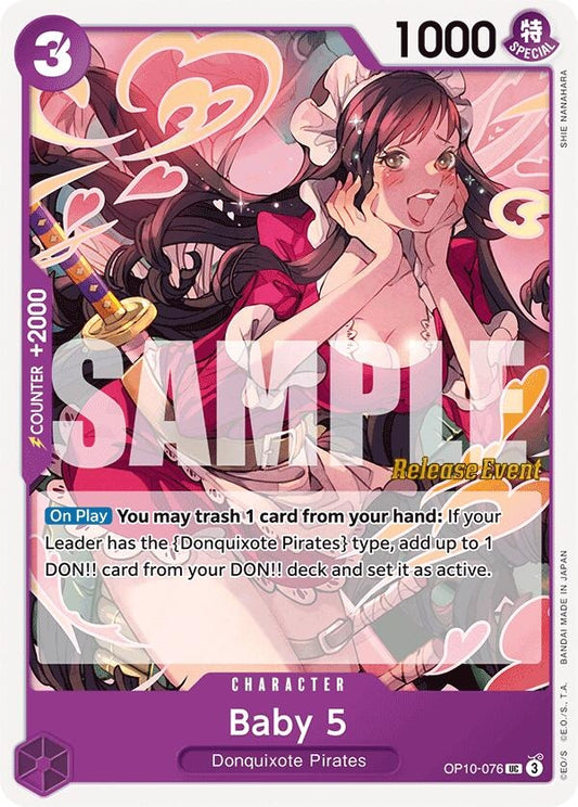 Image for Baby 5 (OP10-076) (Royal Blood Release Event Cards) - One Piece Card Game