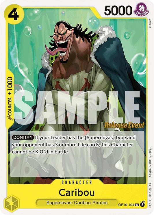 Image for Caribou (OP10-104) (Royal Blood Release Event Cards) - One Piece Card Game
