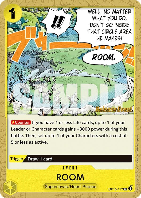 Image for ROOM (OP10-117) (Royal Blood Release Event Cards) - One Piece Card Game