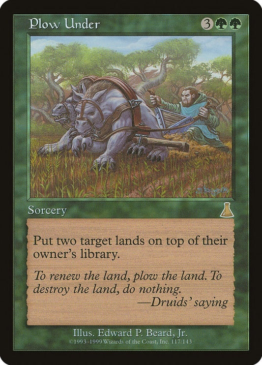 Image for Plow Under (117) (Urza's Destiny) - Magic: The Gathering