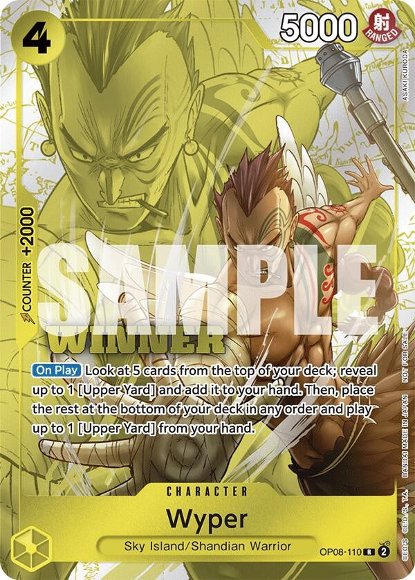 Image for Wyper (Winner Pack 2025 Vol. 2) (OP08-110) (One Piece Promotion Cards) - One Piece Card Game