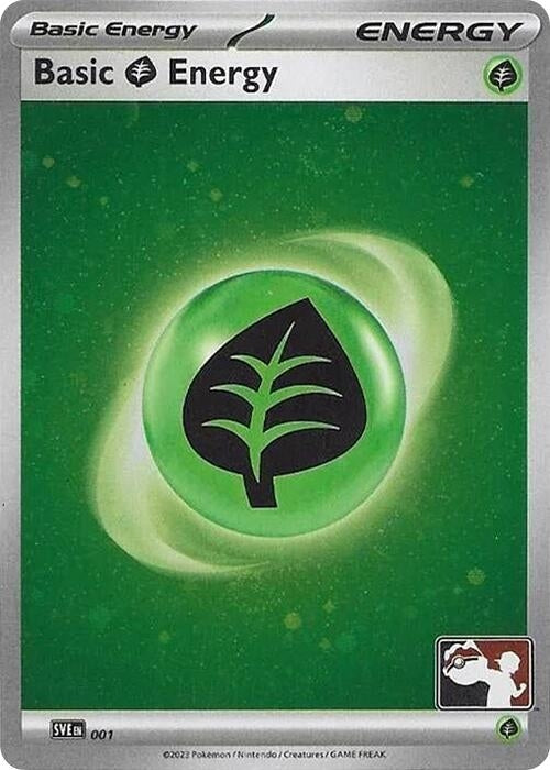 Basic Grass Energy (Cosmo Holo) (9) (Prize Pack Series Cards)
