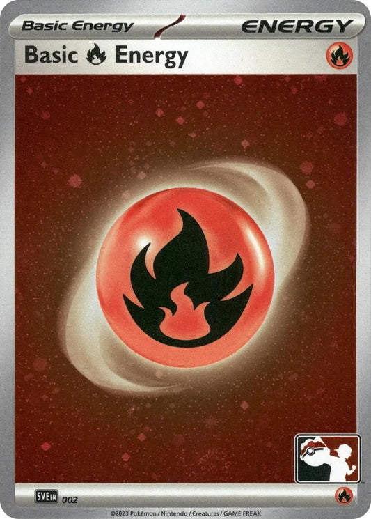 Basic Fire Energy (Cosmo Holo) (10) (Prize Pack Series Cards)