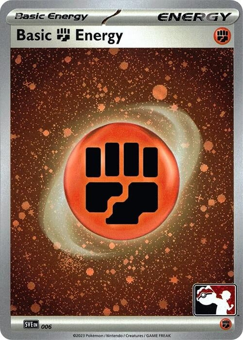 Basic Fighting Energy (Cosmo Holo) (14) (Prize Pack Series Cards)