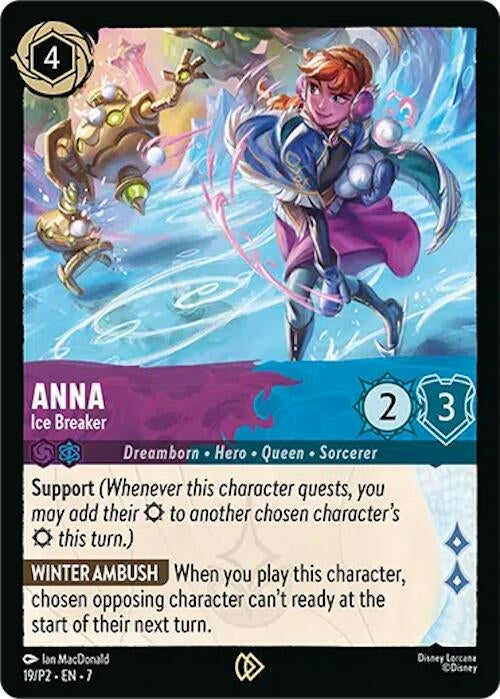 Image for Anna - Ice Breaker (19) (Disney Lorcana Promo Cards) - Disney Lorcana