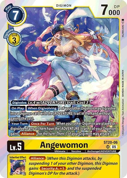 Image for Angewomon (ST20-06 SR) (Starter Deck 20: Protector of Light) - Digimon Card Game