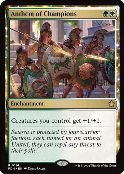 Image for Anthem of Champions (116) (Promo Pack: Aetherdrift) - Magic: The Gathering