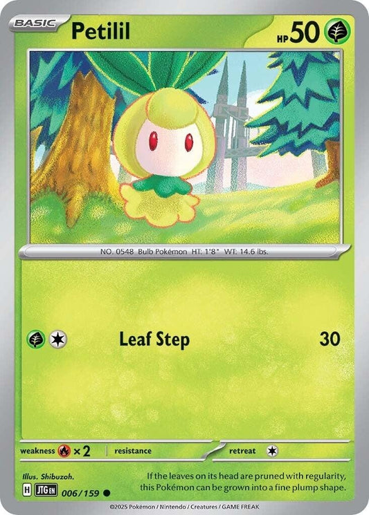 Image for Petilil (006/159) (SV09: Journey Together) - Pokemon