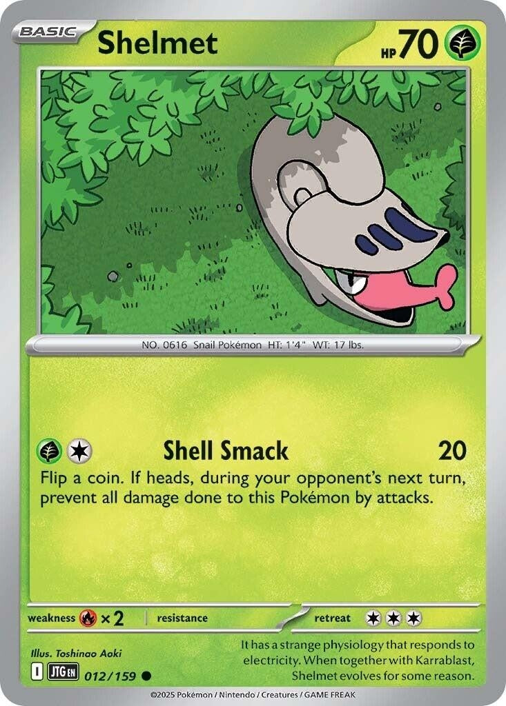 Image for Shelmet (012/159) (SV09: Journey Together) - Pokemon