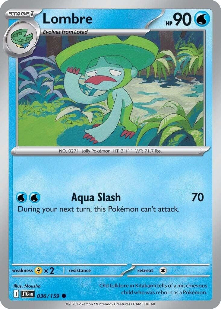 Image for Lombre (036/159) (SV09: Journey Together) - Pokemon