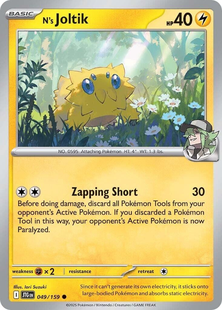 Image for N's Joltik (049/159) (SV09: Journey Together) - Pokemon