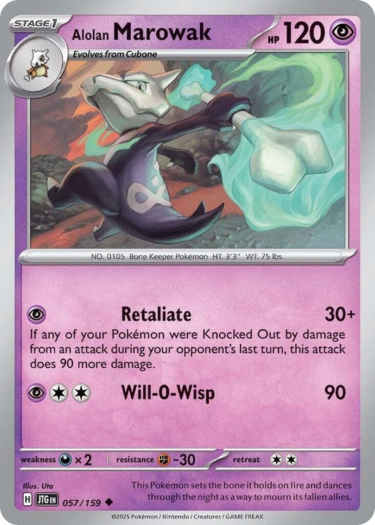 Image for Alolan Marowak (057/159) (SV09: Journey Together) - Pokemon