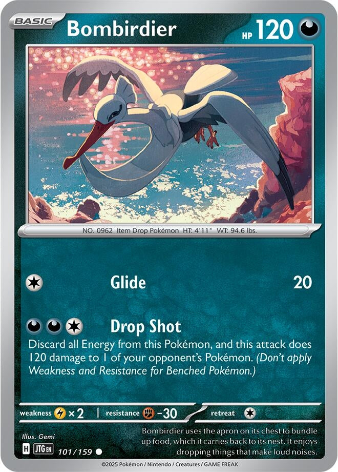 Image for Bombirdier (101/159) (SV09: Journey Together) - Pokemon