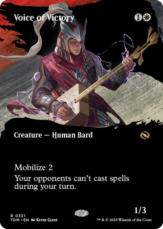 Image for Voice of Victory (Borderless) (331) (Tarkir: Dragonstorm) - Magic: The Gathering
