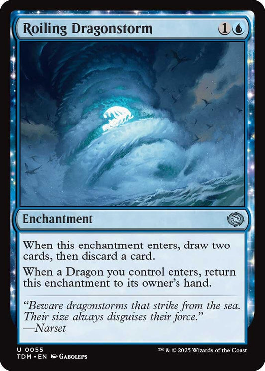 Image for Roiling Dragonstorm (55) (Tarkir: Dragonstorm) - Magic: The Gathering