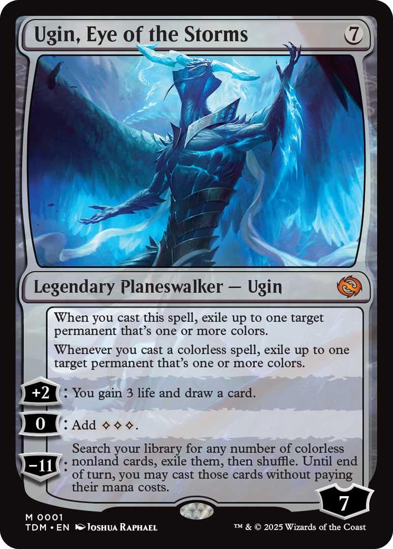 Image for Ugin, Eye of the Storms (1) (Tarkir: Dragonstorm) - Magic: The Gathering