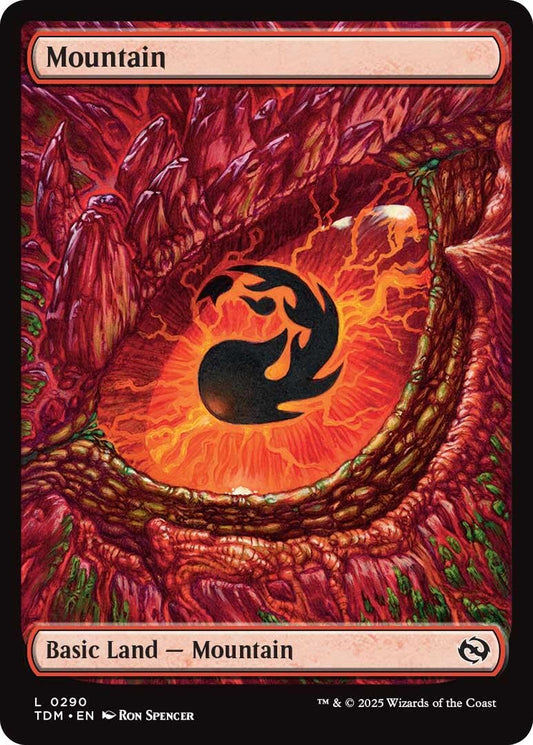 Image for Mountain (0290) (290) (Tarkir: Dragonstorm) - Magic: The Gathering