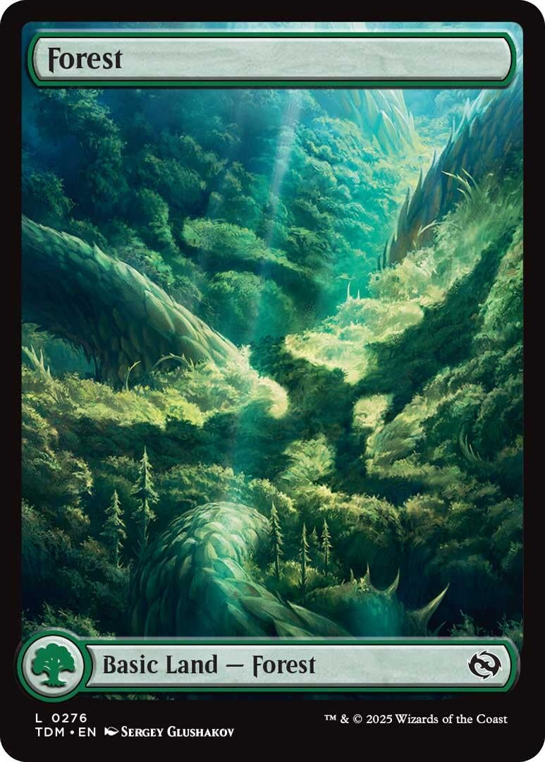 Image for Forest (0276) (276) (Tarkir: Dragonstorm) - Magic: The Gathering