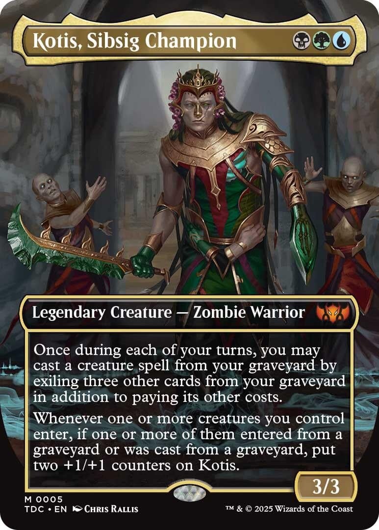 Image for Kotis, Sibsig Champion (Borderless) (5) (Commander: Tarkir: Dragonstorm) - Magic: The Gathering