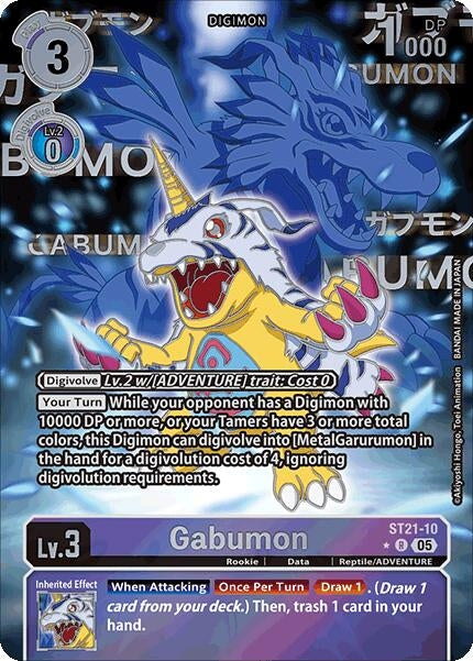 Image for Gabumon (Rare Pull) (ST21-10 R) (Starter Deck 21: Hero of Hope) - Digimon Card Game