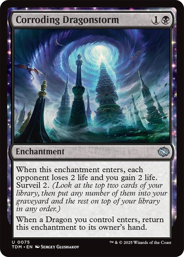 Image for Corroding Dragonstorm (75) (Tarkir: Dragonstorm) - Magic: The Gathering