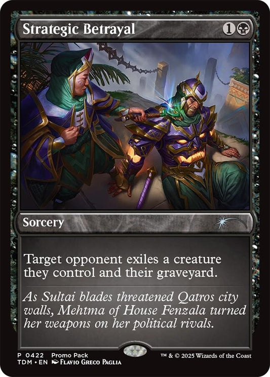 Image for Strategic Betrayal (422) (Promo Pack: Tarkir: Dragonstorm) - Magic: The Gathering
