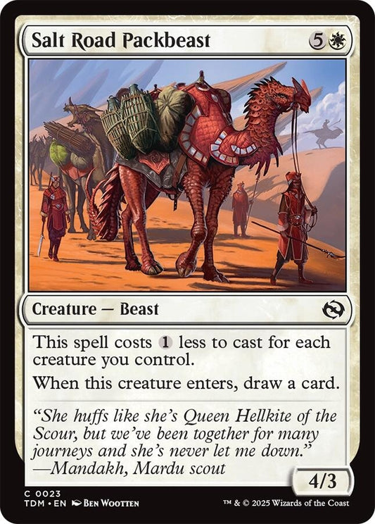 Image for Salt Road Packbeast (23) (Tarkir: Dragonstorm) - Magic: The Gathering