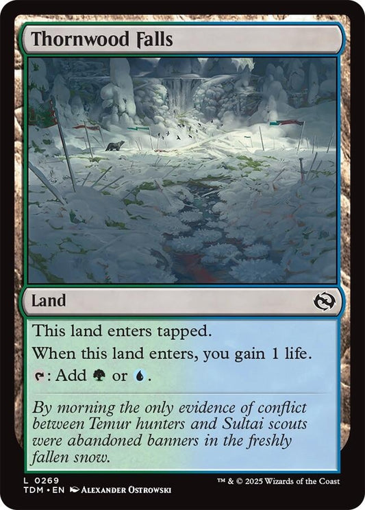 Image for Thornwood Falls (269) (Tarkir: Dragonstorm) - Magic: The Gathering
