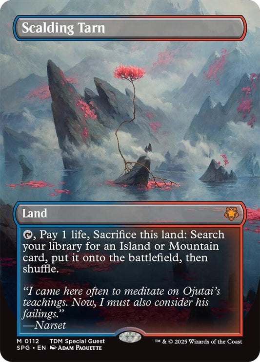 Image for Scalding Tarn (Borderless) (112) (Special Guests) - Magic: The Gathering
