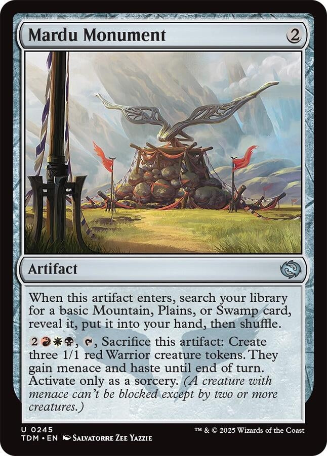 Image for Mardu Monument (245) (Tarkir: Dragonstorm) - Magic: The Gathering