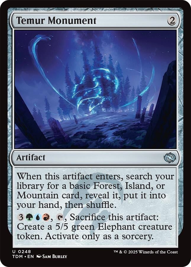 Image for Temur Monument (248) (Tarkir: Dragonstorm) - Magic: The Gathering