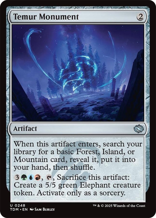 Image for Temur Monument (248) (Tarkir: Dragonstorm) - Magic: The Gathering